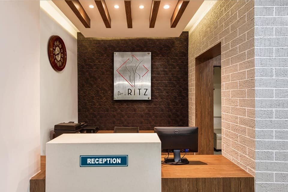 Dr. Ritz Clinic reception, Anna Nagar, Chennai